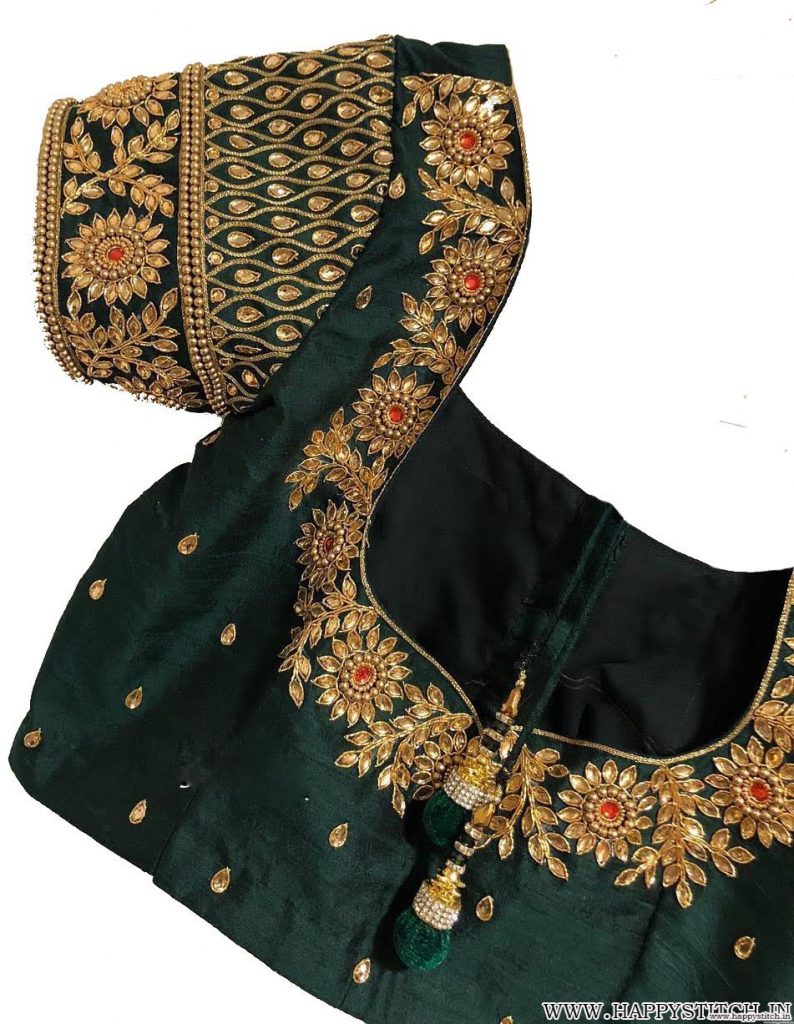 Aari Work – Hand Work Design – Maggam Work – Bridal Blouse Designs ...