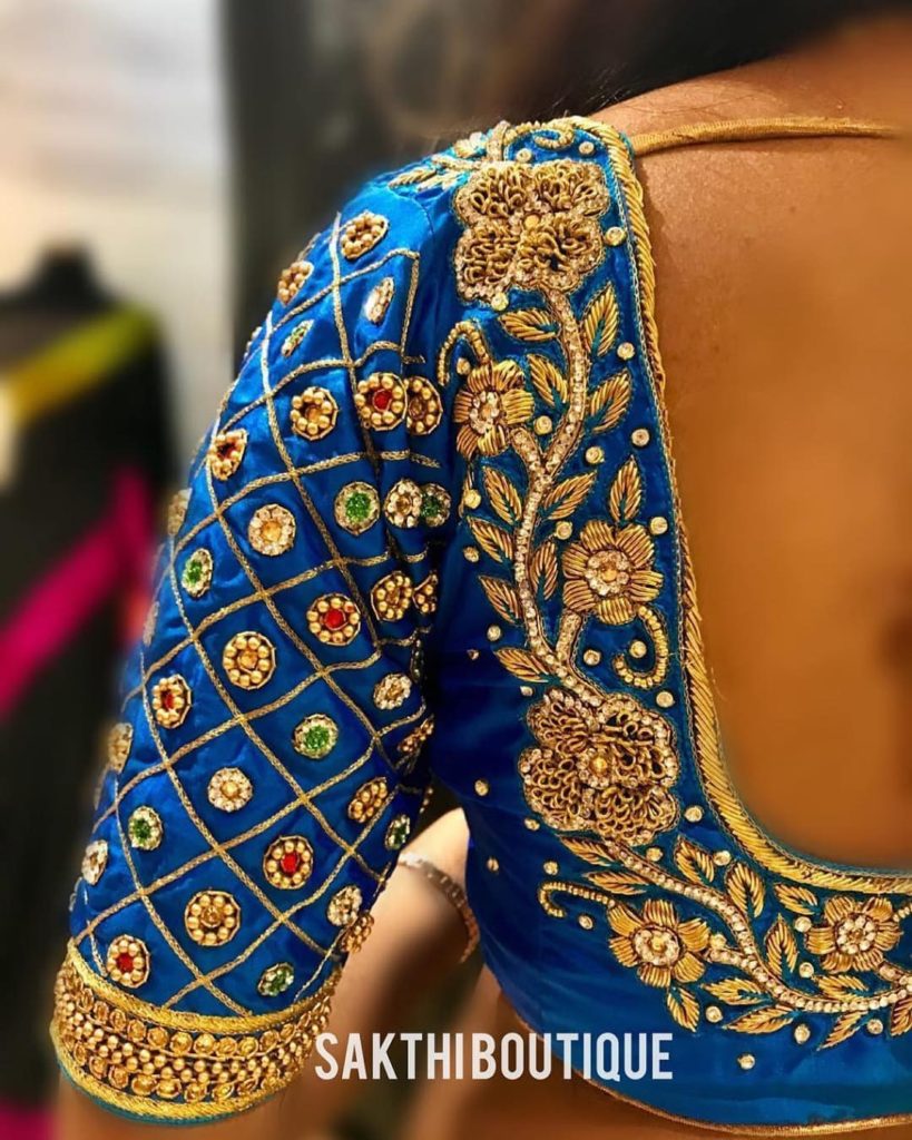 Aari Work – Hand Work Design – Maggam Work – Bridal Blouse Designs ...