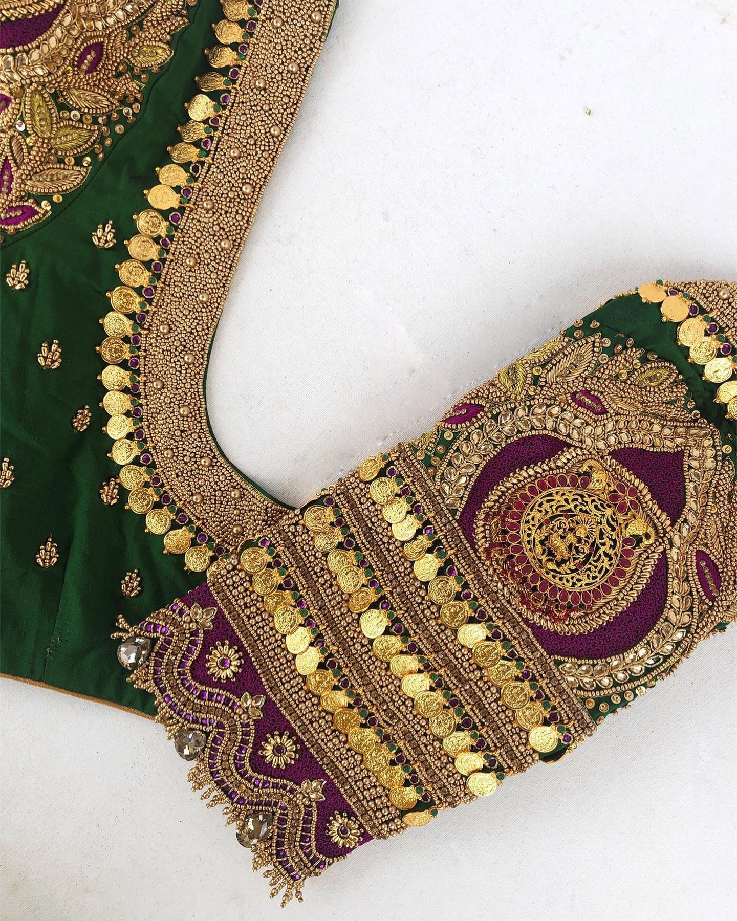 Aari Work – Hand Work Design – Maggam Work – Bridal Blouse Designs ...